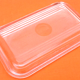 Duralex butter dish France 1950s transparent glass