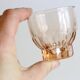 Set de 5 verre à liqueur en verre rose