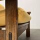 Vintage brutalist lounge chair set, 1960s