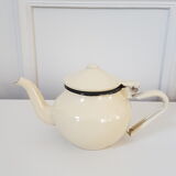 Enamelled teapot