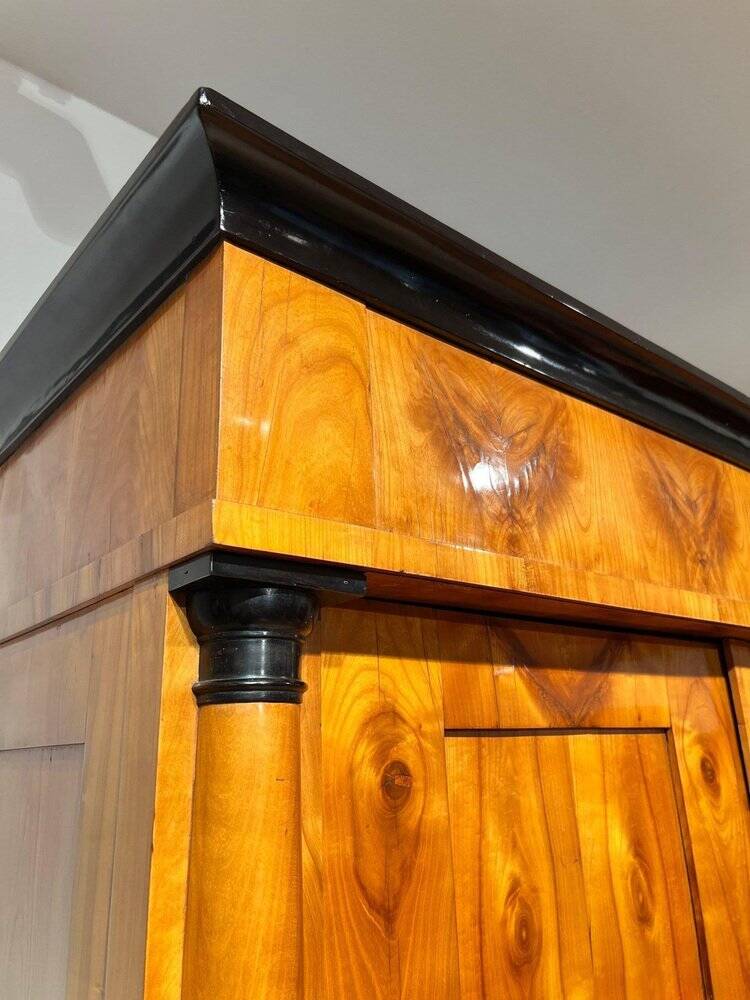 Large Biedermeier Armoire in Cherry, South Germany, 1820s