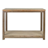 Solid wood work table