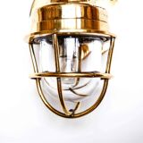 Old bronze “loupiote” wall light