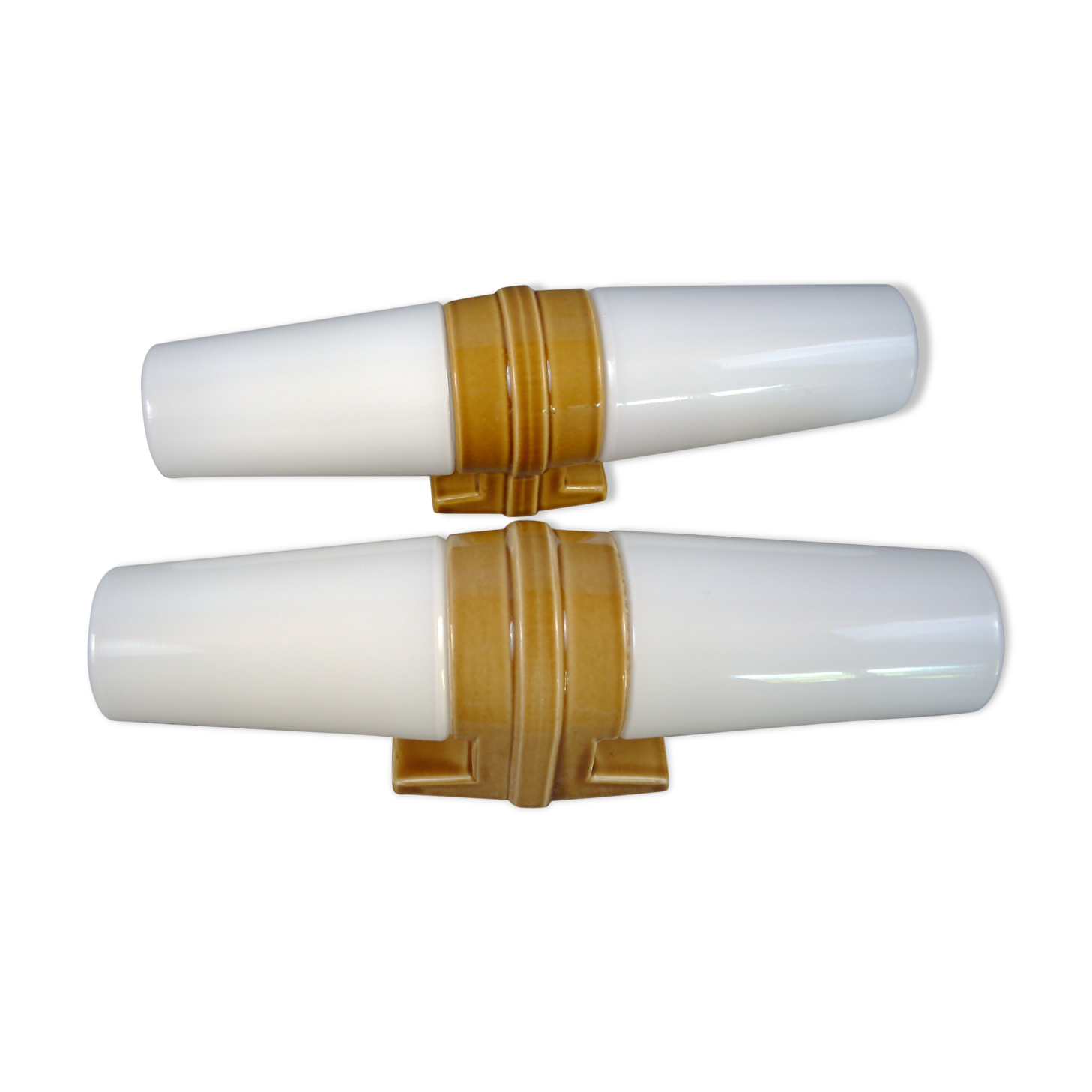 Midcentury "6060" sconces by Sigvard Bernadotte for IFÖ, Sweden. 1960's Set of 2.