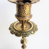 Ancient brass candlestick