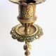 Ancient brass candlestick