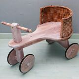 Wooden tricycle for children
