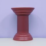 vintage burgundy vase