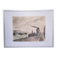 Aquarelle « les péniches » de Rémi Leyrat