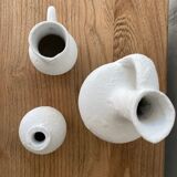 Set of 3 sandstone vases