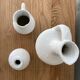 Set of 3 sandstone vases