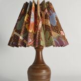 Brown Stoneware Table Lamp, Model number 59617, by Scheurich West Germany 1960s