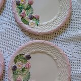 Set of 8 Francesco Guarino slip plates