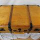 Suitcase, old wooden trunk