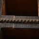 Primitive Wood Carved Kitchen Apothecary Spices Cabinet