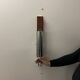 Vintage France Stainless Steel Tube wall lamps 1970s