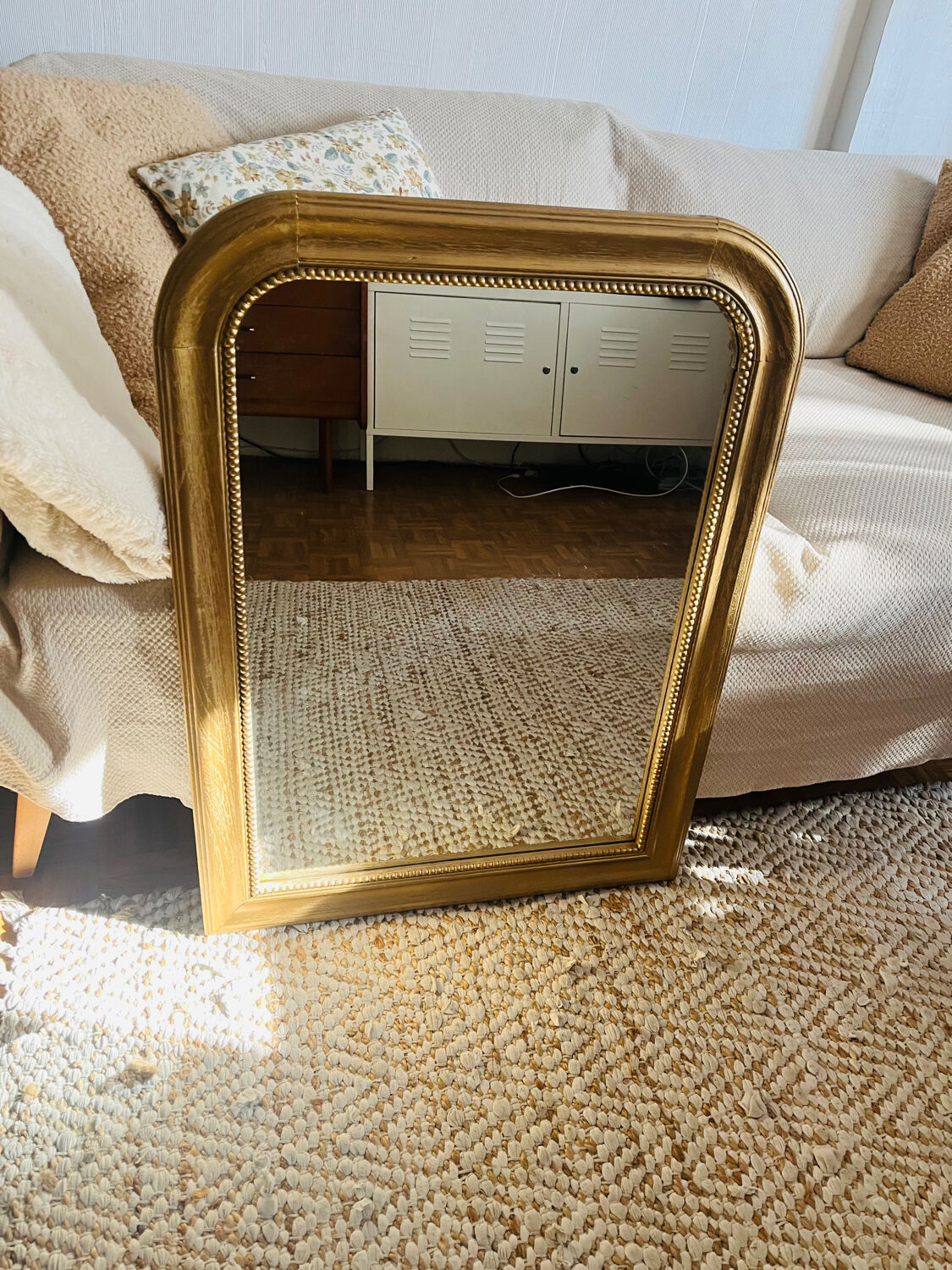 Mirror 80x59cm gilded wood