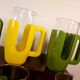 Esso advertising glasses