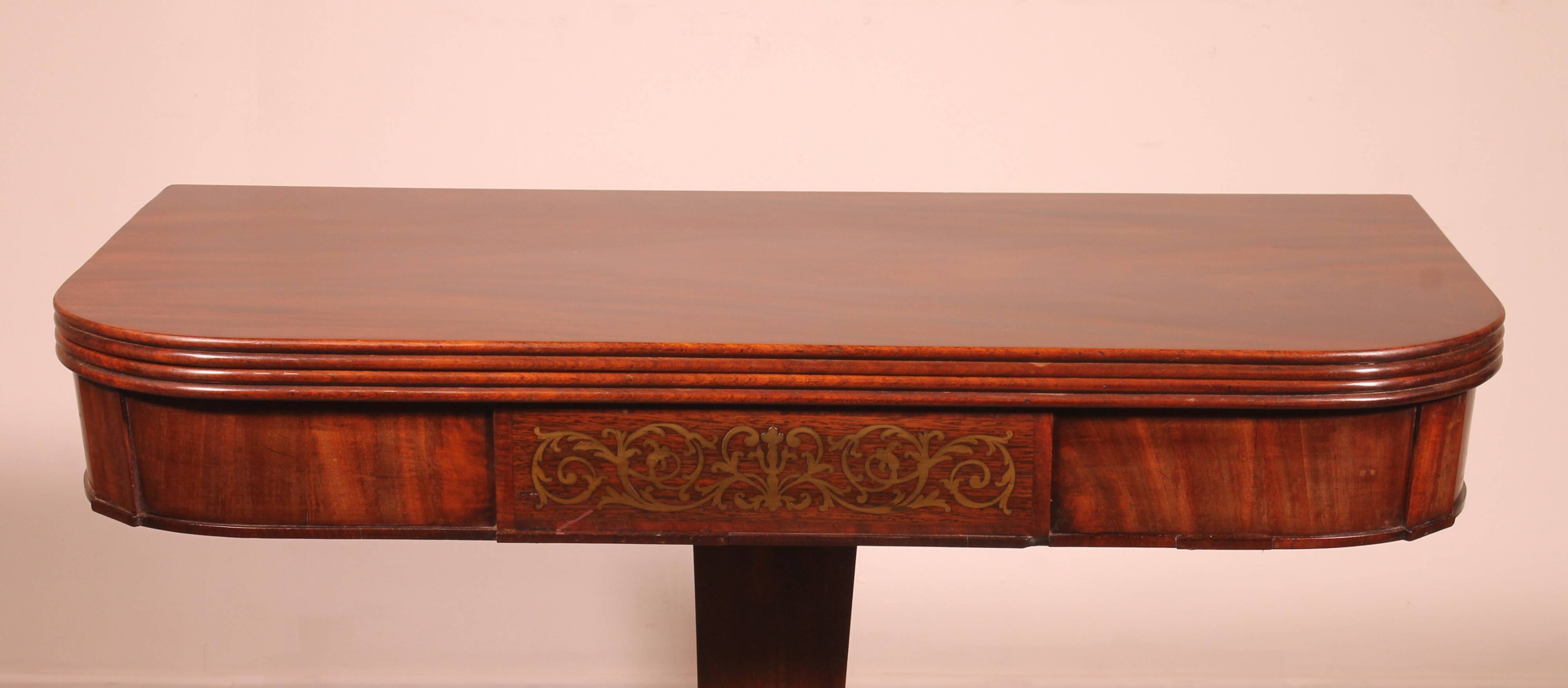 Regency Period Mahogany Game Table or Console