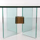 Peter Ghyczy Glass coffee table model T15