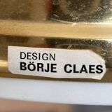 lampe articulée en laiton de Borje Claes- Suède années 70