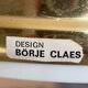 Borje Claes brass articulated lamp - Sweden 1970s