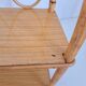 Set of bamboo wall shelves