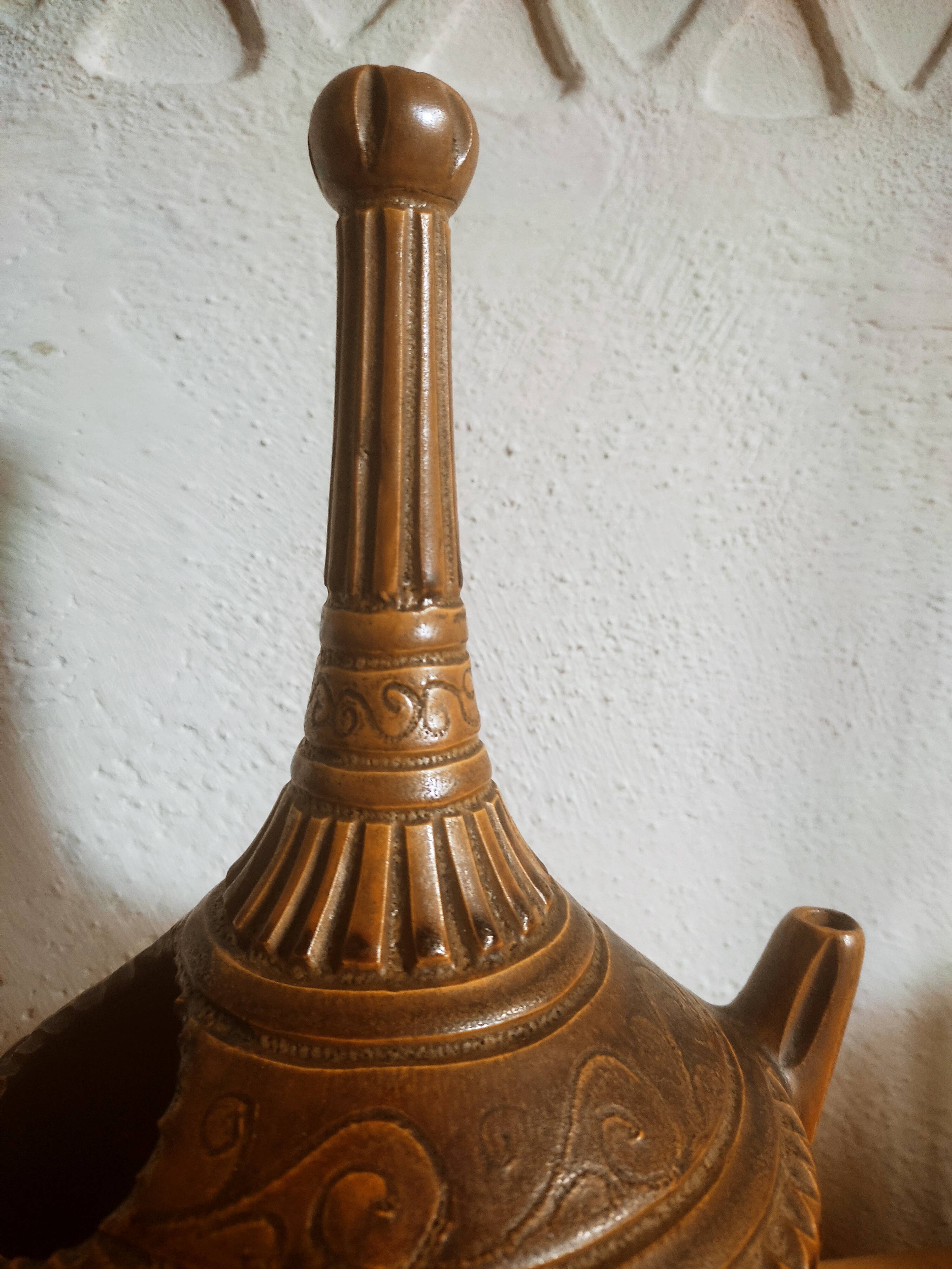 Ceramic decanter by Marius Bessone