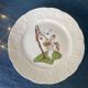 5 dessert plates art deco style