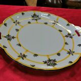 Limoges porcelain cake service. T. L. B.
