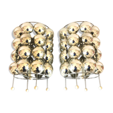 Pair of multi spheres lamps Space Age vintage