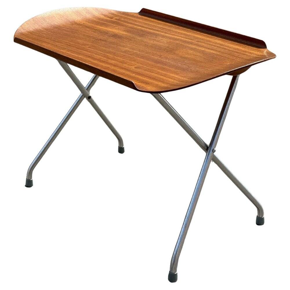 Alminette folding table with teak top, Norway, 1960s