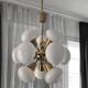 Sputnik Chandelier by Kamenecky Senov, Vintage Czechoslovak 1970s