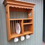 Wooden wall shelf/dresser