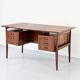 Bureau de direction danois du milieu du siècle en superbe palissandre. Vintage / Moderne / R