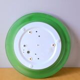 Glass and opaline wall light, 1970.