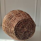 Braided vase in sea rush