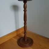 Turned wooden ashtray holder