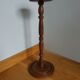 Turned wooden ashtray holder