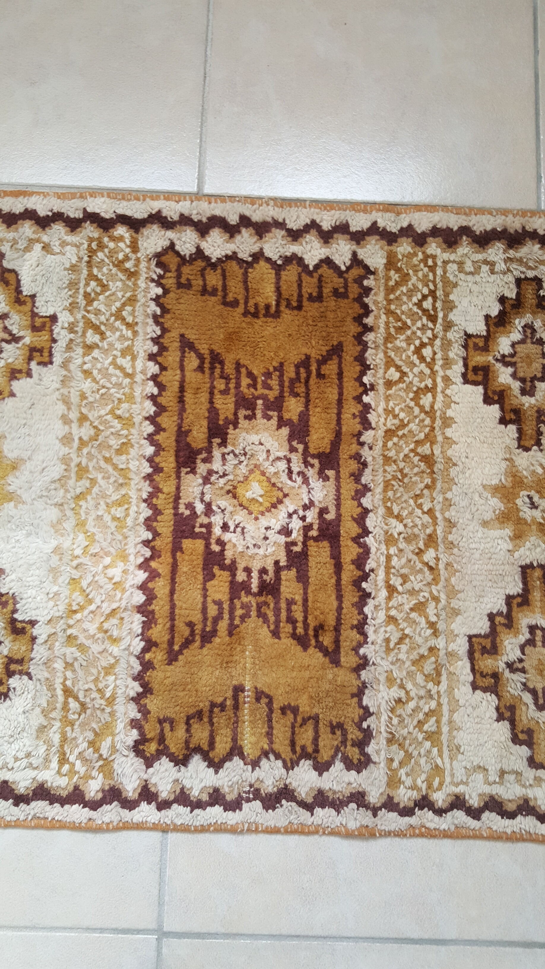 Carpet wool vintage, 122 x 60