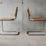 Pair of Cesca B32 chairs by Marcel Breuer