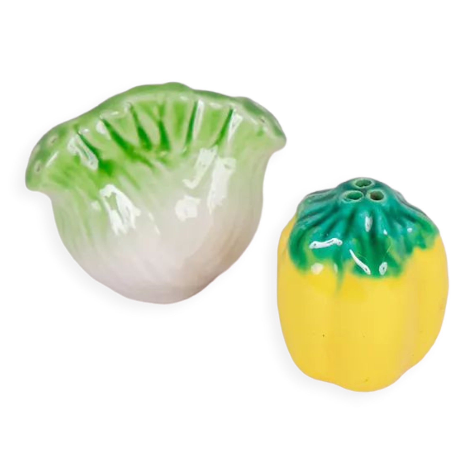 Fennel and pepper salt shakers