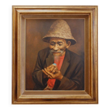 Joko Mullono Painting on canvas - Signed and dated - Bali 1985