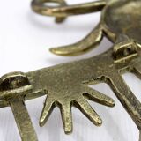 Bronze wall key ring by Walter Bosse