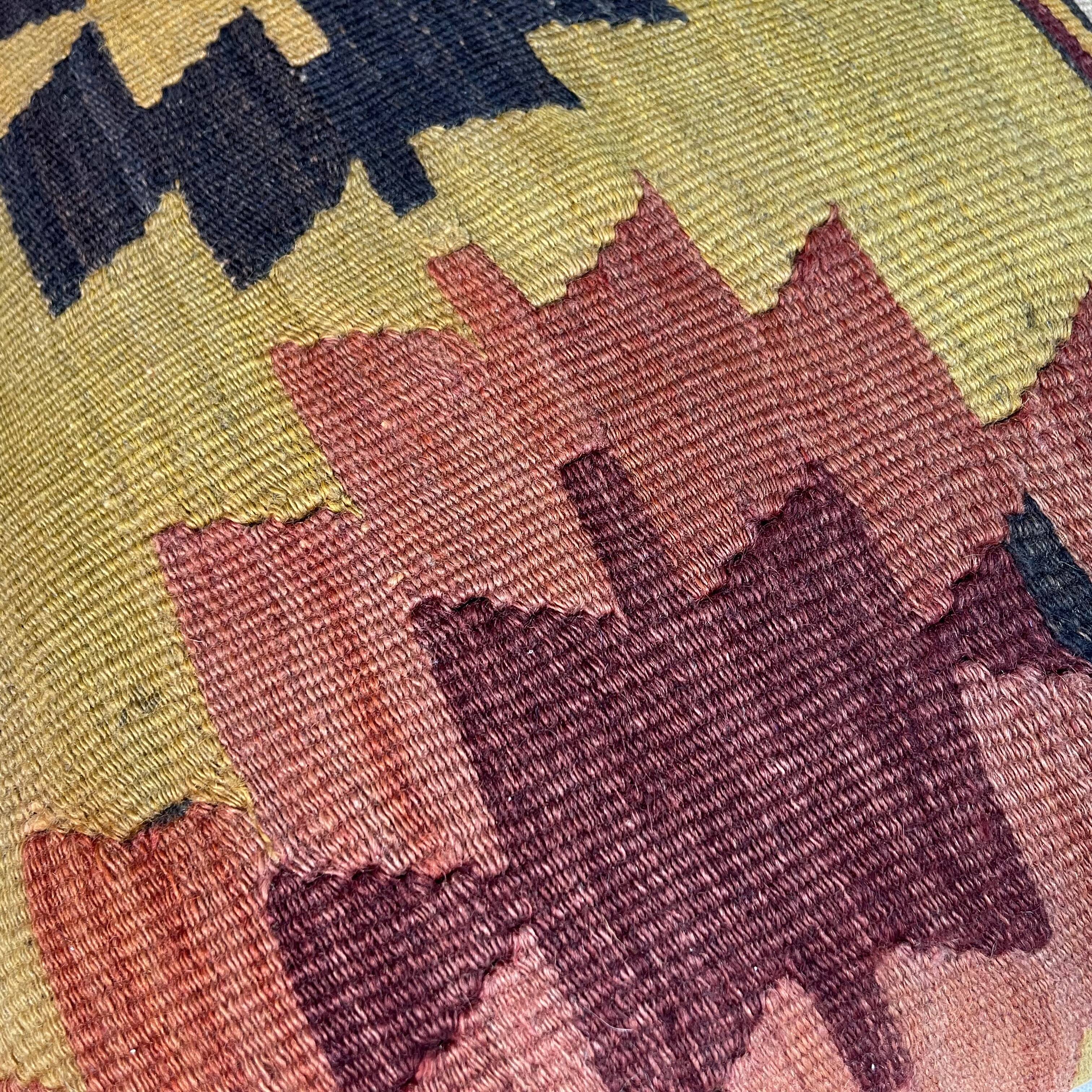 Housse de coussin kilim turque vintage, 55 x 55 cm