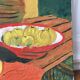 Peinture huile vintage
