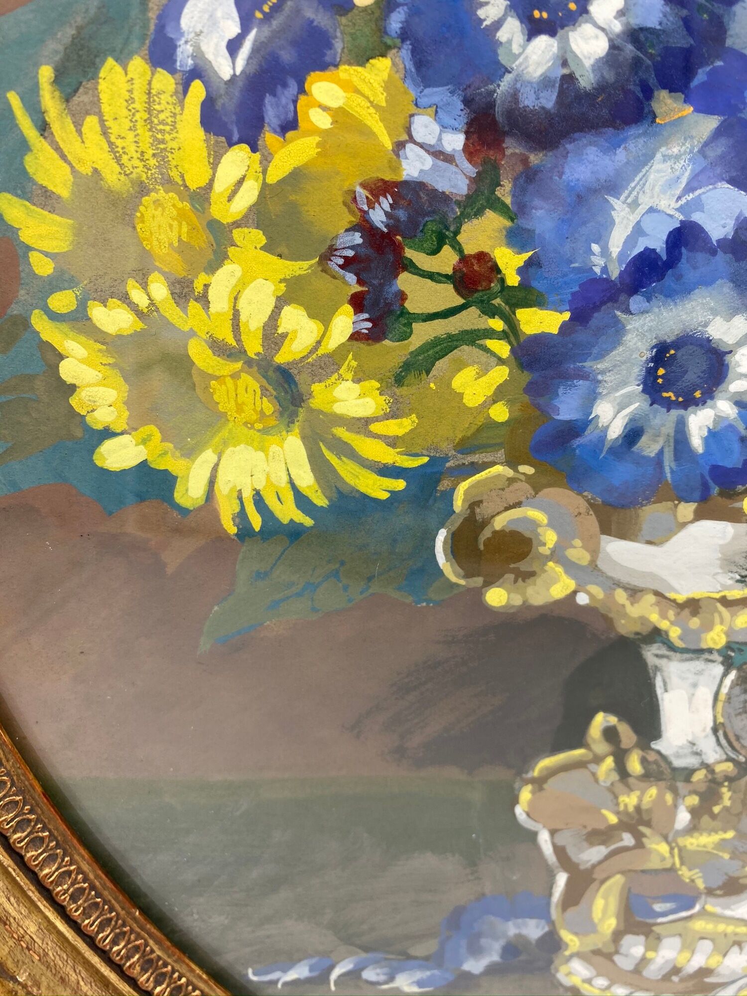 Still life with flowers by Georges Ritleng (1875-1972)