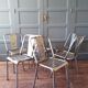 6 Tolix bistro chairs