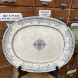 Large oval dish HB&Cie Terre de Fer