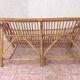Vintage  rattan bench 60